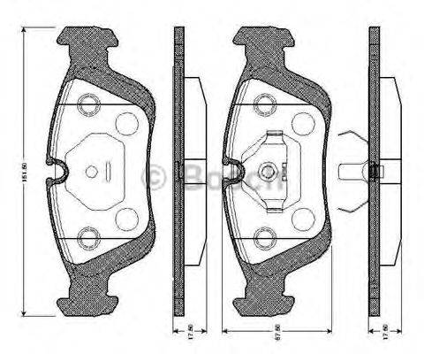 BOSCH 0 986 TB2 208