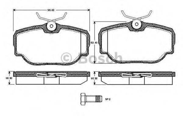 BOSCH 0 986 TB2 275