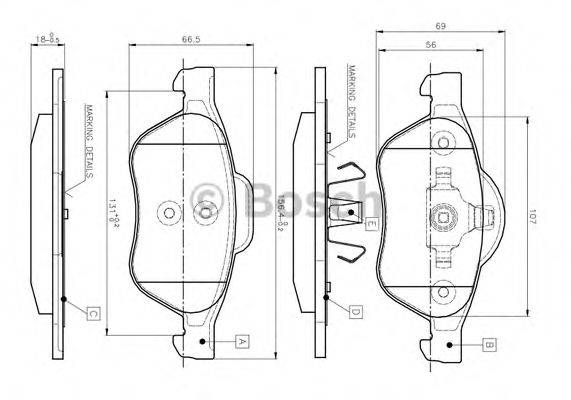 BOSCH 0 986 TB2 434