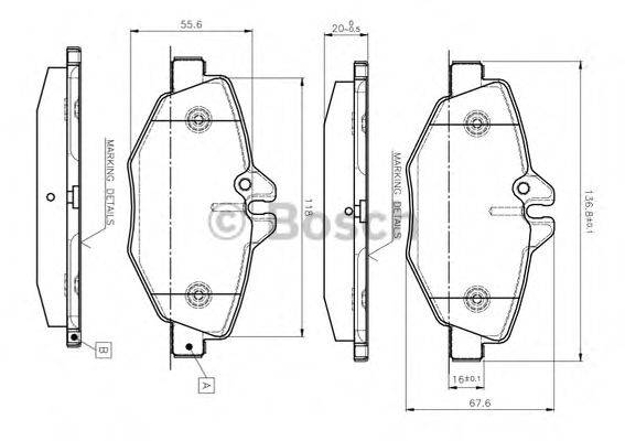 BOSCH 0 986 TB2 450