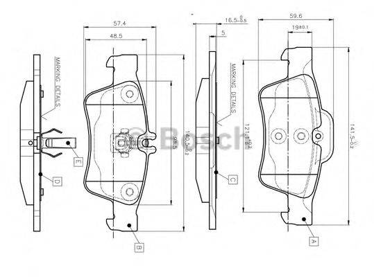 BOSCH 0 986 TB2 451