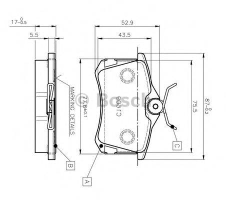 BOSCH 0 986 TB2 591