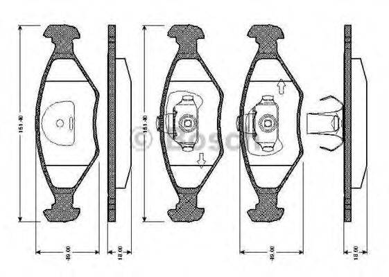 BOSCH 0 986 TB2 605