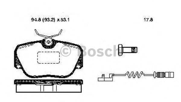 BOSCH 0 986 TB2 609