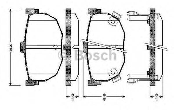 BOSCH 0 986 TB2 619
