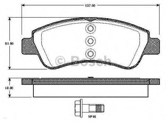 BOSCH 0 986 TB2 830