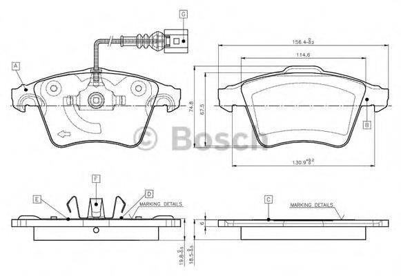 BOSCH 0 986 TB2 864