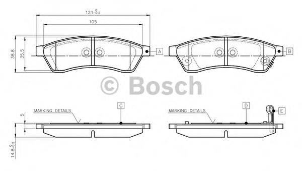 BOSCH 0 986 TB3 036
