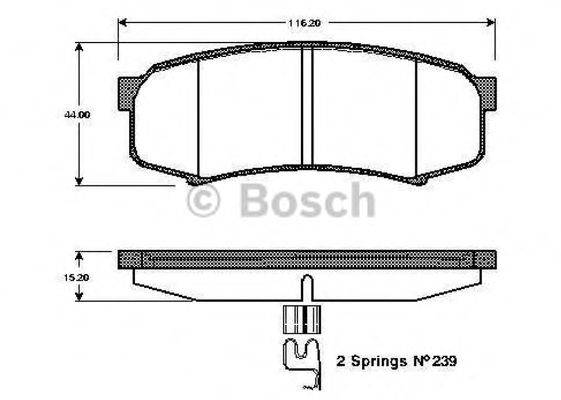BOSCH 0 986 TB3 051