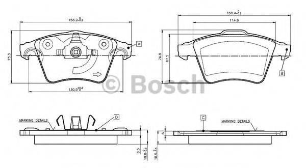 BOSCH 0 986 TB3 061