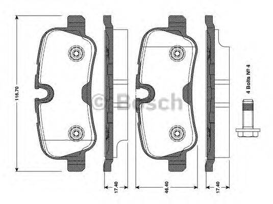 BOSCH 0 986 TB3 081