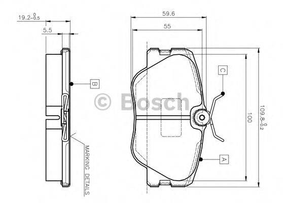 BOSCH 0 986 TB2 008