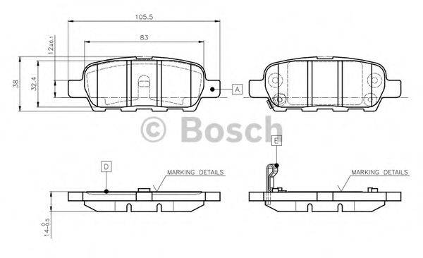 BOSCH 0 986 TB2 417