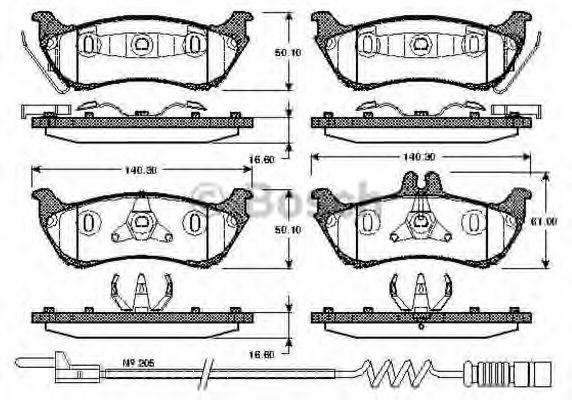 BOSCH 0 986 TB2 783