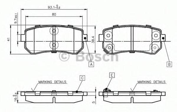 BOSCH 0 986 TB2 975