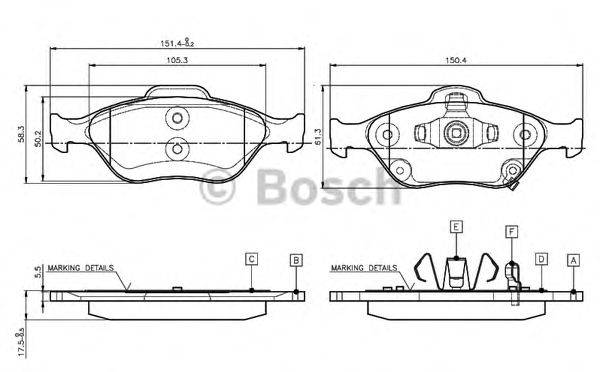 BOSCH 0 986 TB3 016