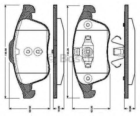 BOSCH 0 986 TB3 064