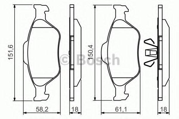 LUCAS ELECTRICAL 607142 Комплект гальмівних колодок, дискове гальмо
