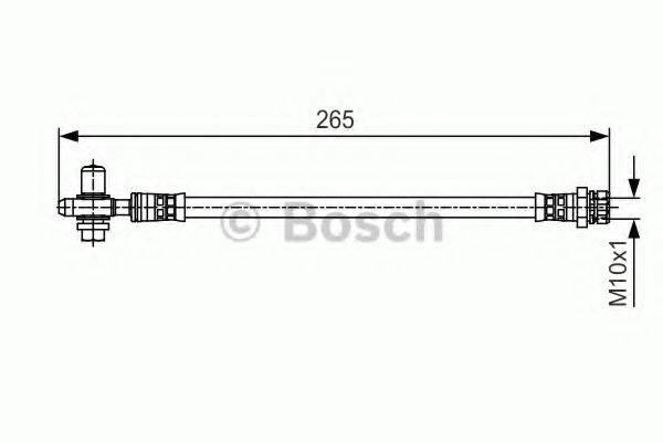 CF GOMMA 512909 Гальмівний шланг