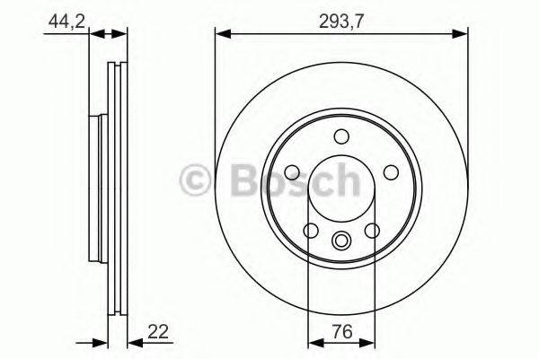 BOSCH BD1902 гальмівний диск