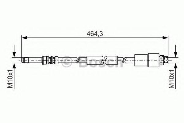 LUCAS ELECTRICAL PHB652 Гальмівний шланг
