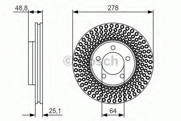 LUCAS ELECTRICAL DF 6536 гальмівний диск