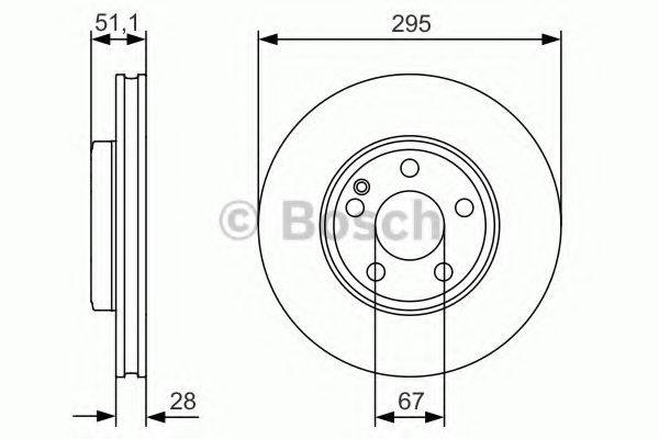 LUCAS ELECTRICAL DF 6501 гальмівний диск