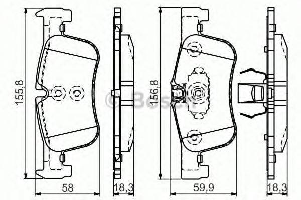 BOSCH 0 986 TB3 157