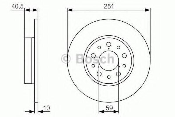 LUCAS ELECTRICAL DF 6228 гальмівний диск