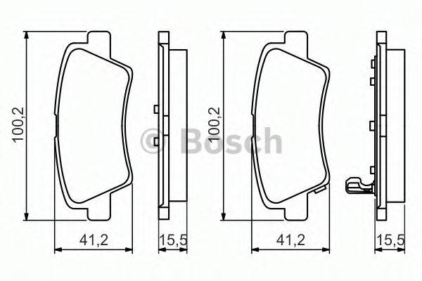 LUCAS ELECTRICAL 6134949 Комплект гальмівних колодок, дискове гальмо