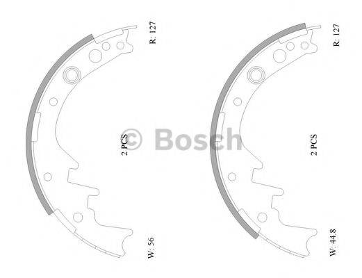 BOSCH B1371 Комплект гальмівних колодок