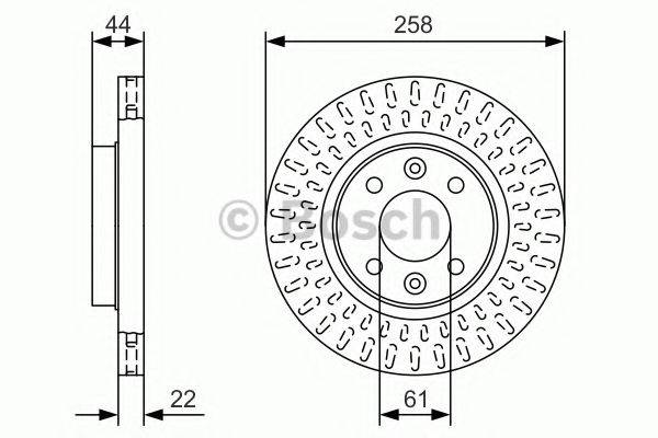 LUCAS ELECTRICAL DF 6534 гальмівний диск