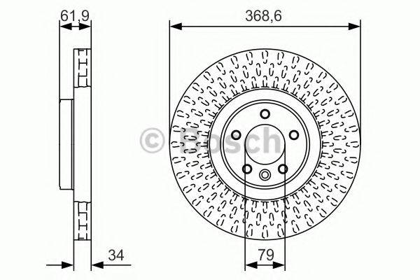 LAND ROVER LR016176 гальмівний диск