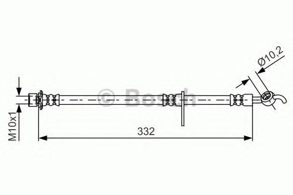 CF GOMMA 514565 Гальмівний шланг