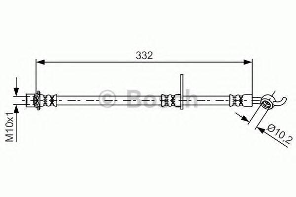 CF GOMMA 514564 Гальмівний шланг