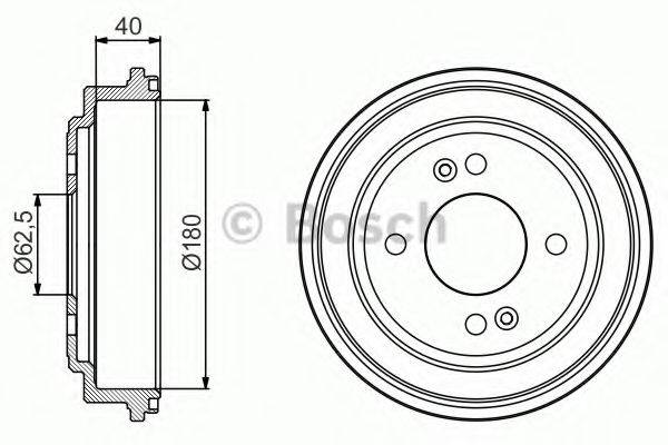 LUCAS ELECTRICAL DB 4430 Гальмівний барабан