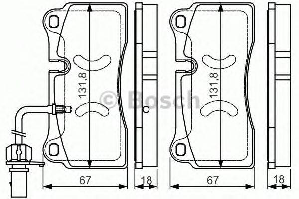 AUDI 420 698 451 F Комплект гальмівних колодок, дискове гальмо