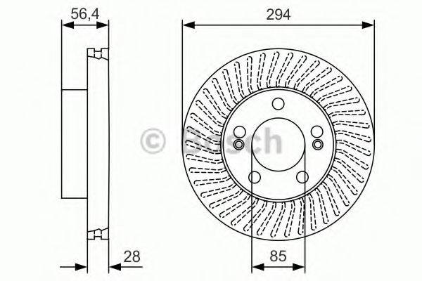 LUCAS ELECTRICAL DF 6205 гальмівний диск