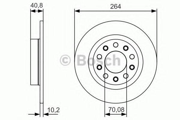 ALFA ROMEO 569418 гальмівний диск
