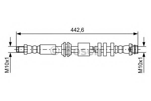 LAND ROVER LR008148 Гальмівний шланг