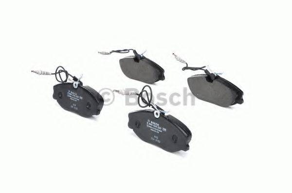 BOSCH 21674 Комплект гальмівних колодок, дискове гальмо