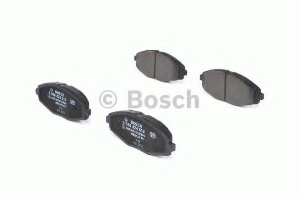 BOSCH 23241 Комплект гальмівних колодок, дискове гальмо