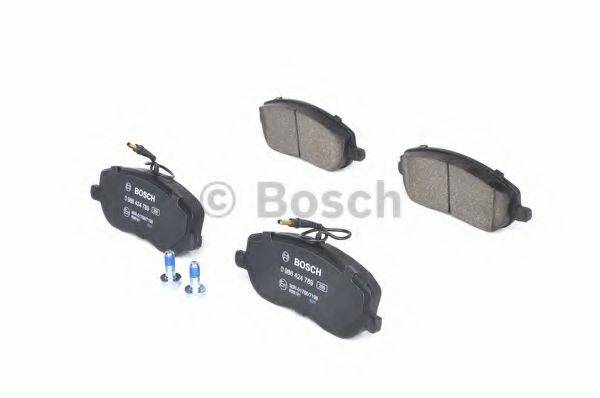 BOSCH 20 261 Комплект гальмівних колодок, дискове гальмо