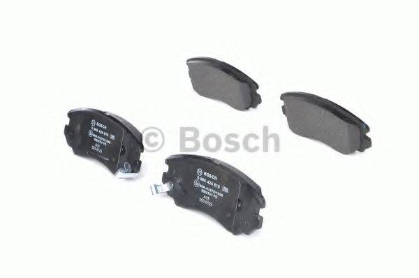 BOSCH 23891 Комплект гальмівних колодок, дискове гальмо