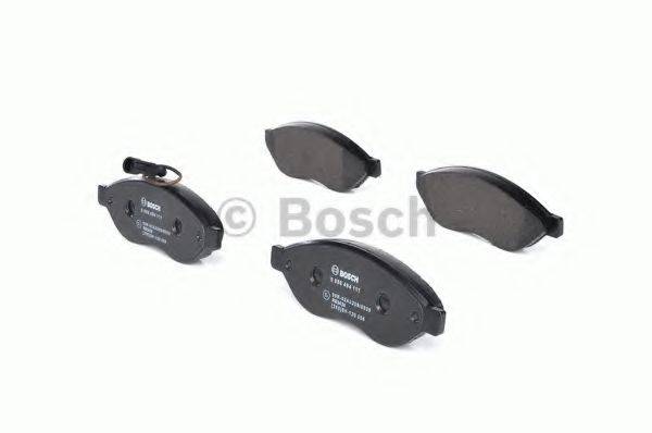 BOSCH BP1021 Комплект гальмівних колодок, дискове гальмо