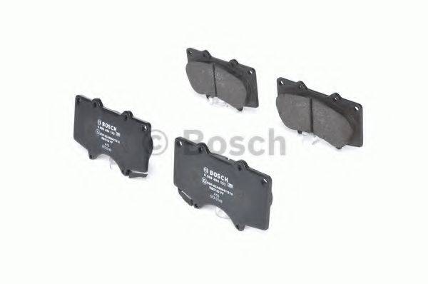 BOSCH 24024 Комплект гальмівних колодок, дискове гальмо