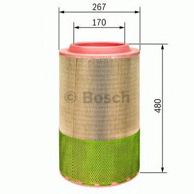 BOSCH S 0249 Повітряний фільтр