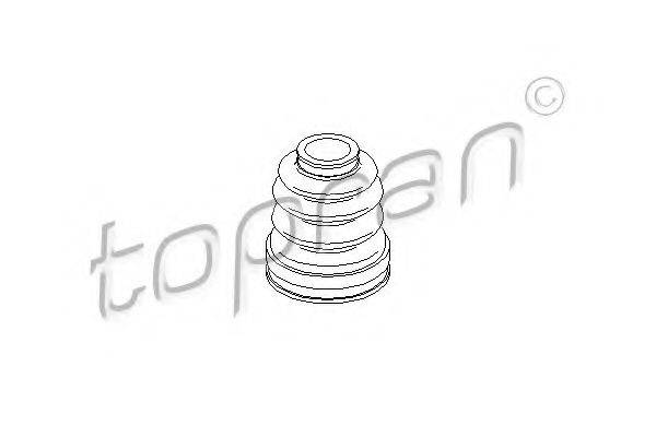TOPRAN 301942 Пильовик, приводний вал