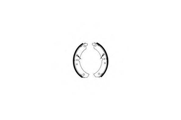 GIRLING LS 1043 Комплект гальмівних колодок