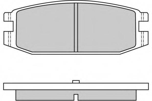 AP LP 641 Комплект гальмівних колодок, дискове гальмо